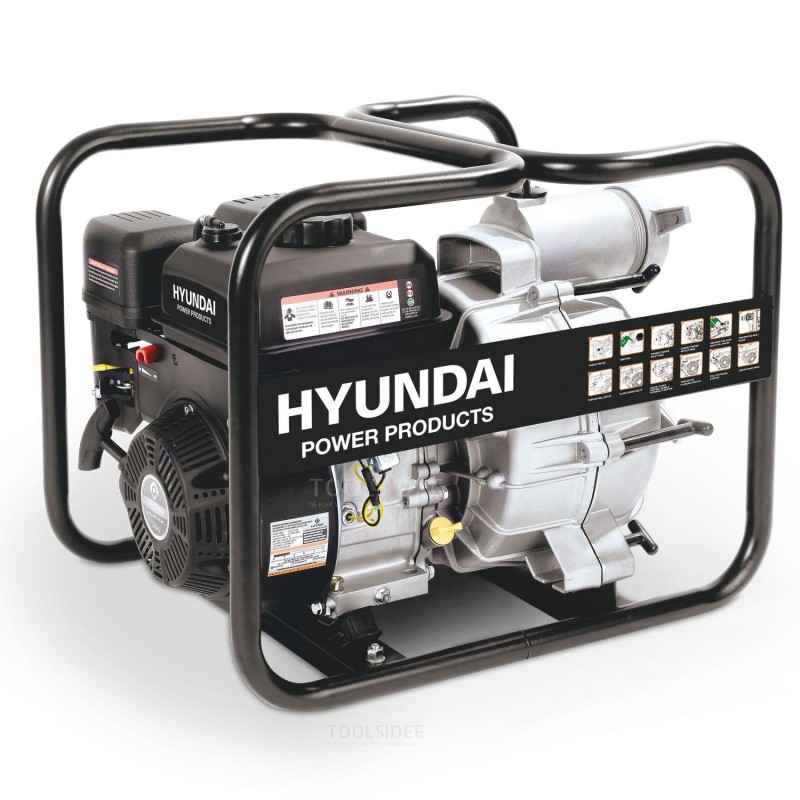 Hyundai rent/snavset vandpumpe 208cc