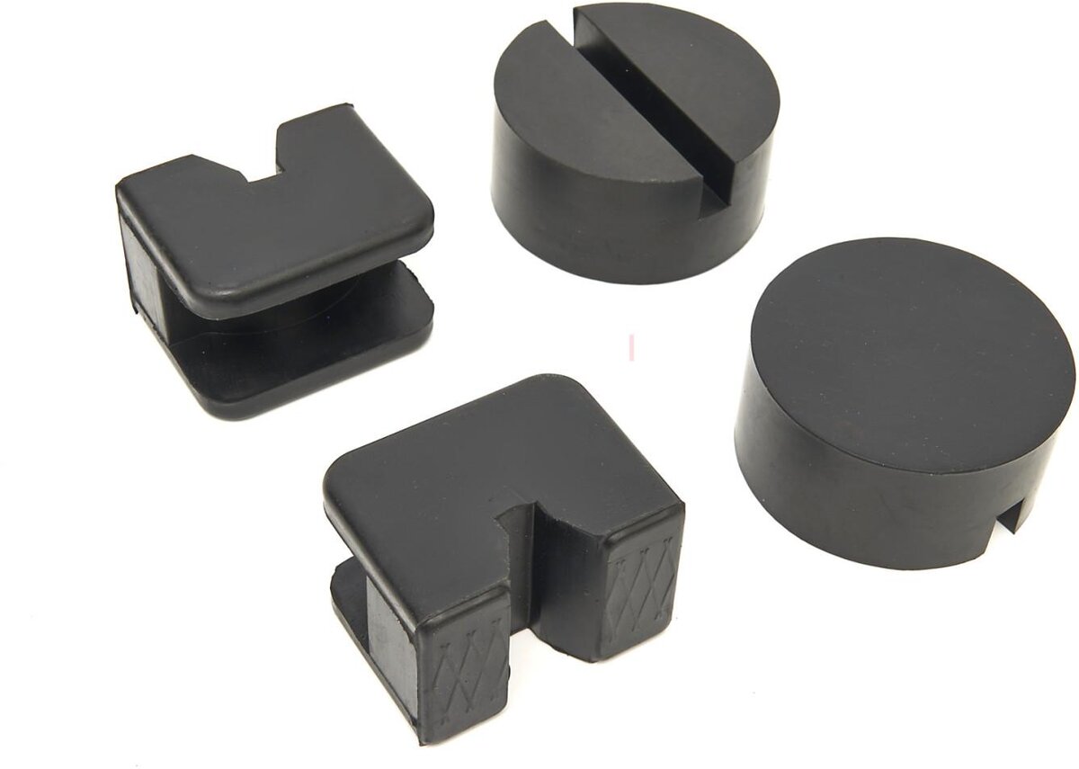HBM universal gummi jack adapter pads sett 4 stk