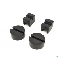 HBM universal gummi jack adapter pads sett 4 stk