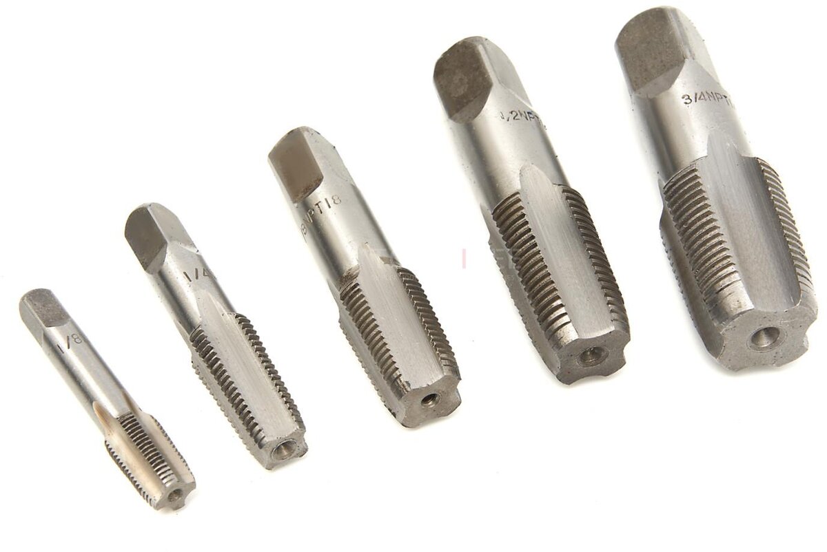 HBM NPT kransats för rör och rör 5-delad