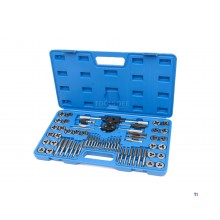 HBM tap and cutting set UNC / UNF and metric sizes 60 pieces