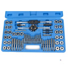 HBM tapp- och skärset UNC / UNF och metriska storlekar 60 st