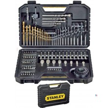 Stanley 100-piece accessory set in handy storage case STA7205-XJ