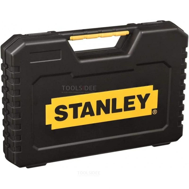 Stanley tilbehørssæt i 100 dele i praktisk opbevaringstaske STA7205-XJ