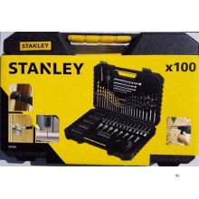Stanley 100-piece accessory set in handy storage case STA7205-XJ