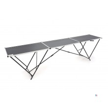HBM aluminum folding wallpaper table 300 x 60 x 77 cm