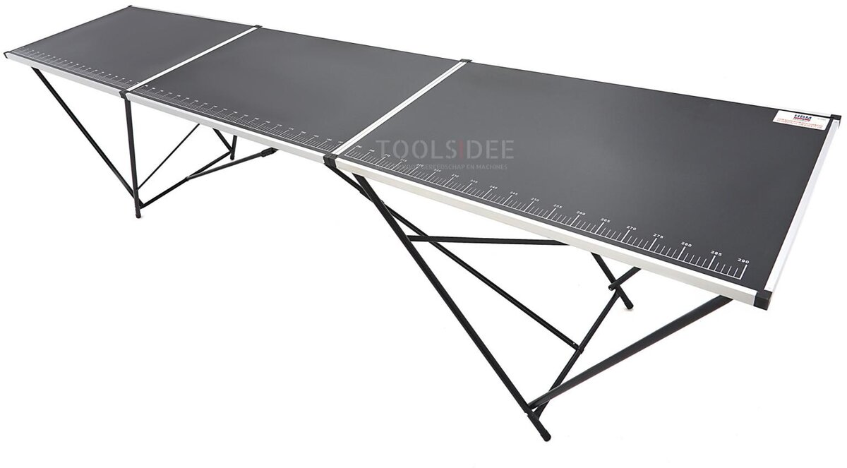 HBM aluminium fällbart tapetbord 300 x 60 x 77 cm