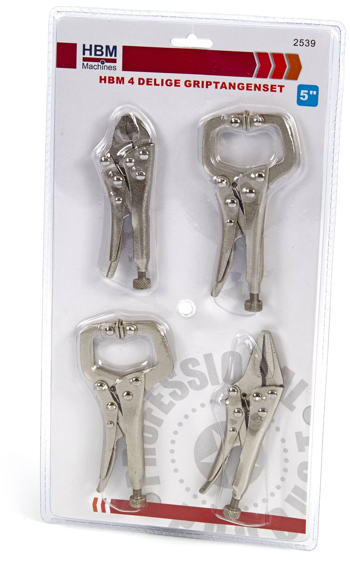 HBM 4-stykke gripetangsett