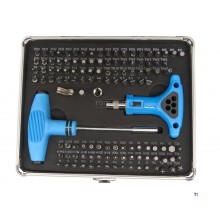 HBM CRV bitsæt med T-greb og håndskralde 147 stk