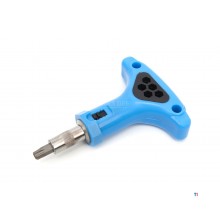 HBM CRV bitsæt med T-greb og håndskralde 147 stk