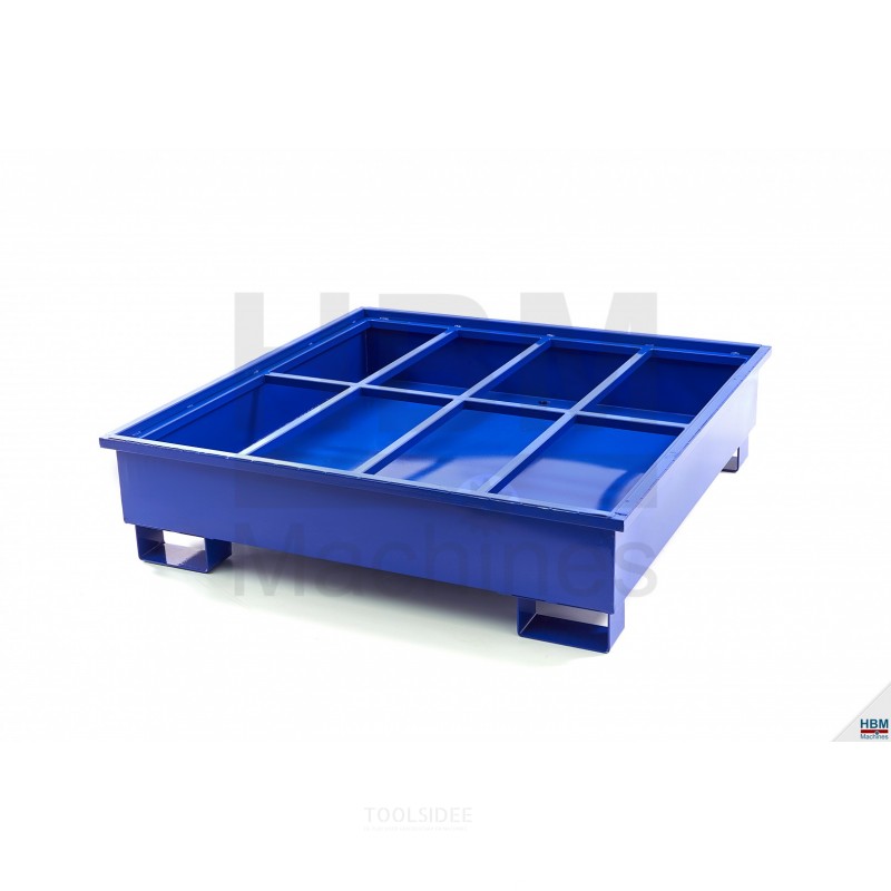 HBM 260 liter oil barrels collection tray, drip tray for 4 barrels