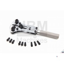 HBM Uhrengehäuseöffner Modell 1 mit Holzschatulle