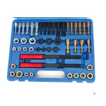 HBM thread repair, tap and cutting set 48-piece