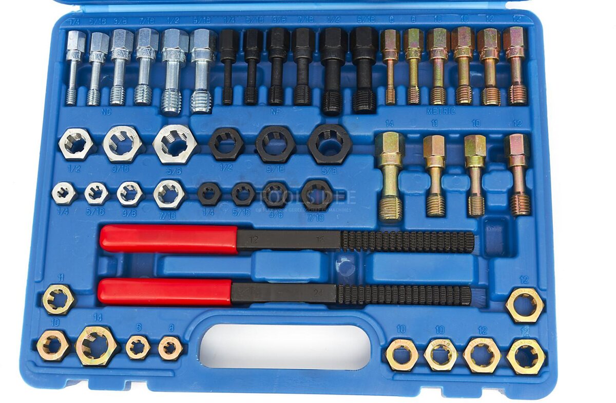 HBM thread repair, tap and cutting set 48-piece