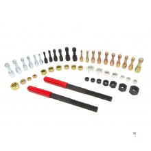 HBM thread repair, tap and cutting set 48-piece