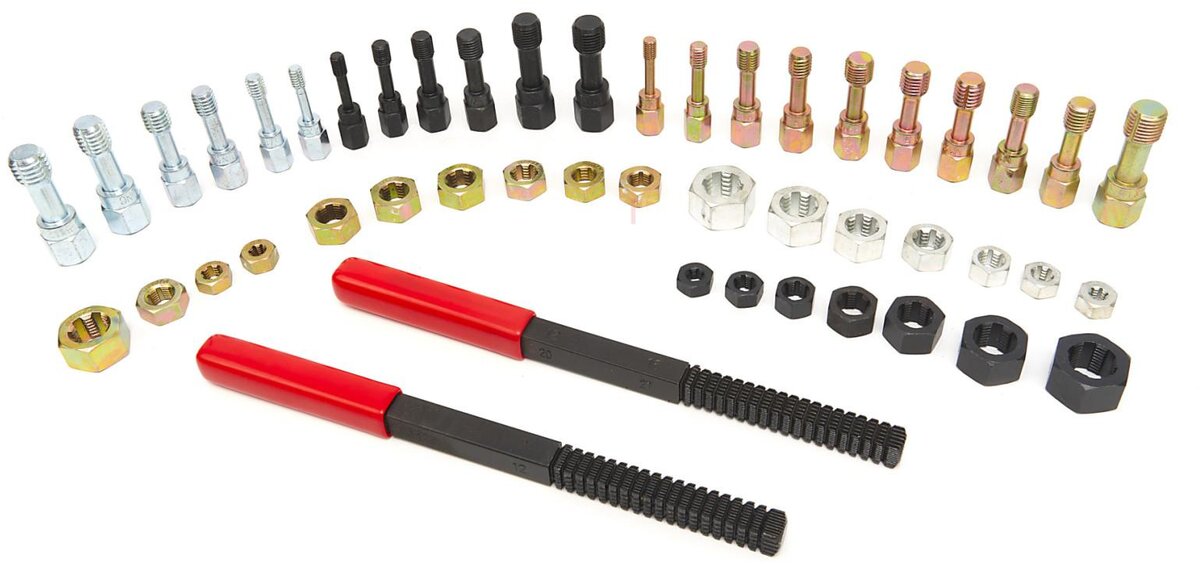 HBM thread repair, tap and cutting set 48-piece