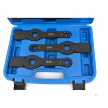 HBM impact ring wrench set 12 side for E-profile and Torx 5-piece