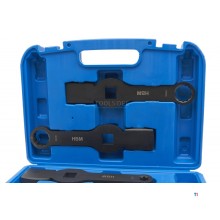 HBM impact ring wrench set 12 side for E-profile and Torx 5-piece