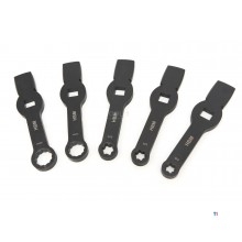 HBM impact ring wrench set 12 side for E-profile and Torx 5-piece