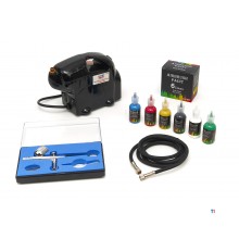 HBM Complete airbrush set including paint