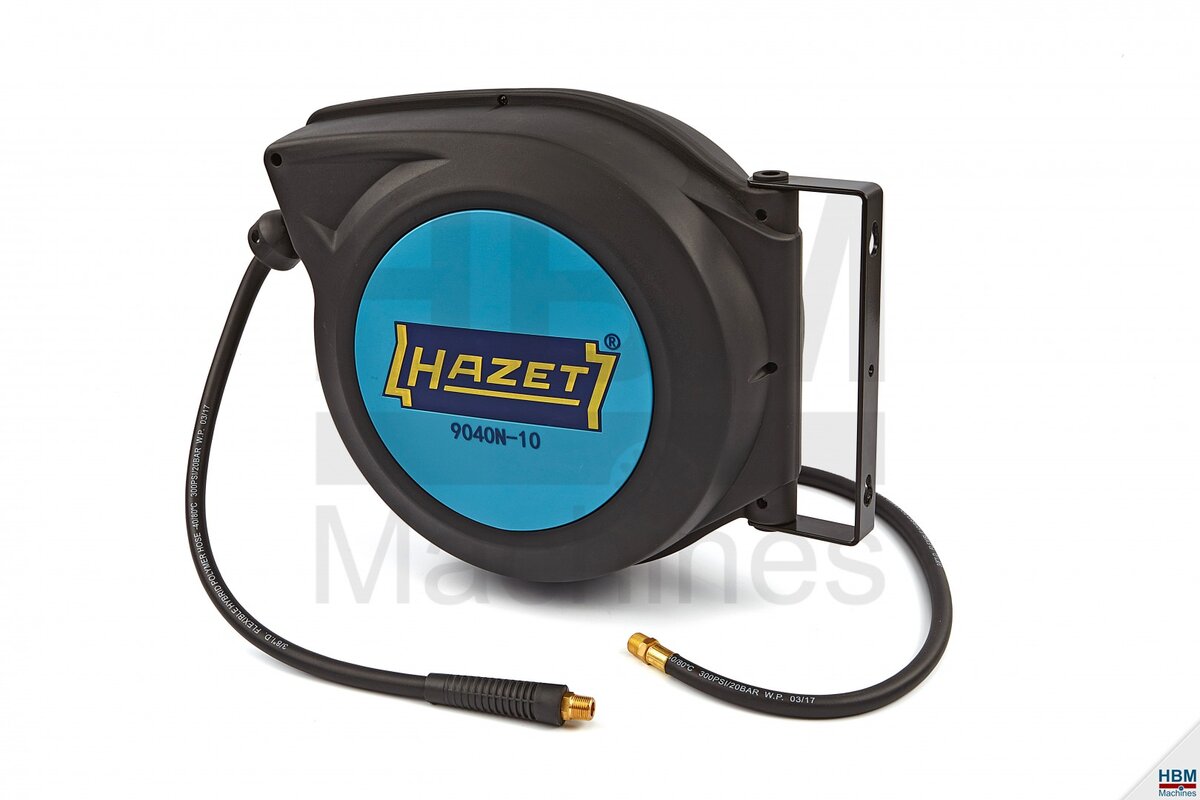 Hazet 10 meter automatic air reel - 9040n-10