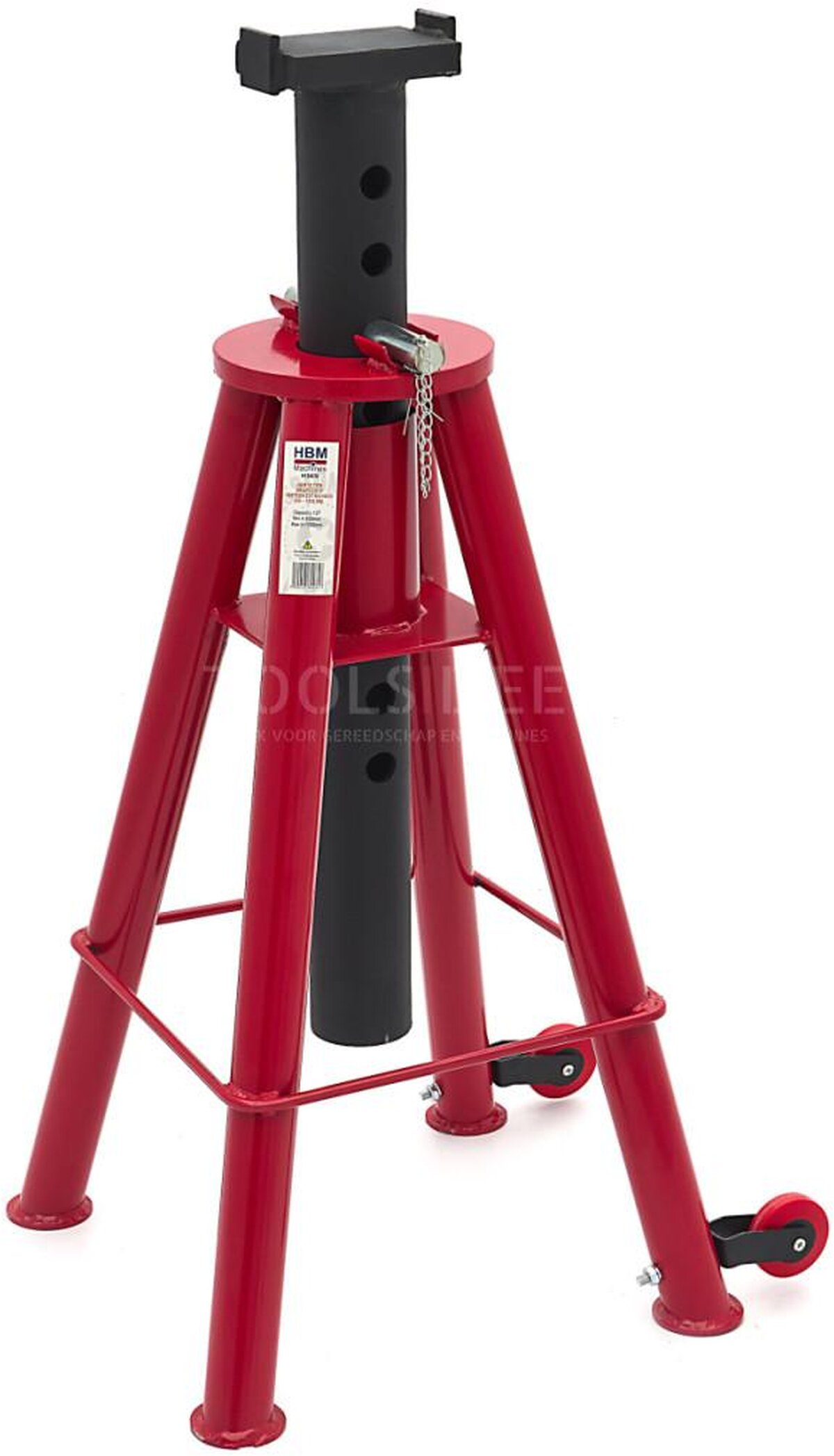 HBM akselstøtte heavy duty - 12 tonn, ekstra høy 80 - 120 cm HBM akselstøtte heavy duty - 12 tonn, ekstra høy 80 - 120 cm