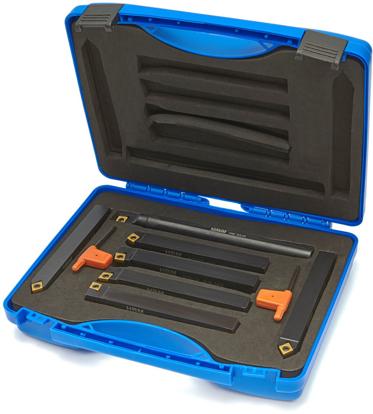 HBM 7 Delige Beitelset Met HM Wisselplaten