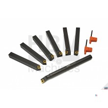 HBM 7 Delige Beitelset Met HM Wisselplaten