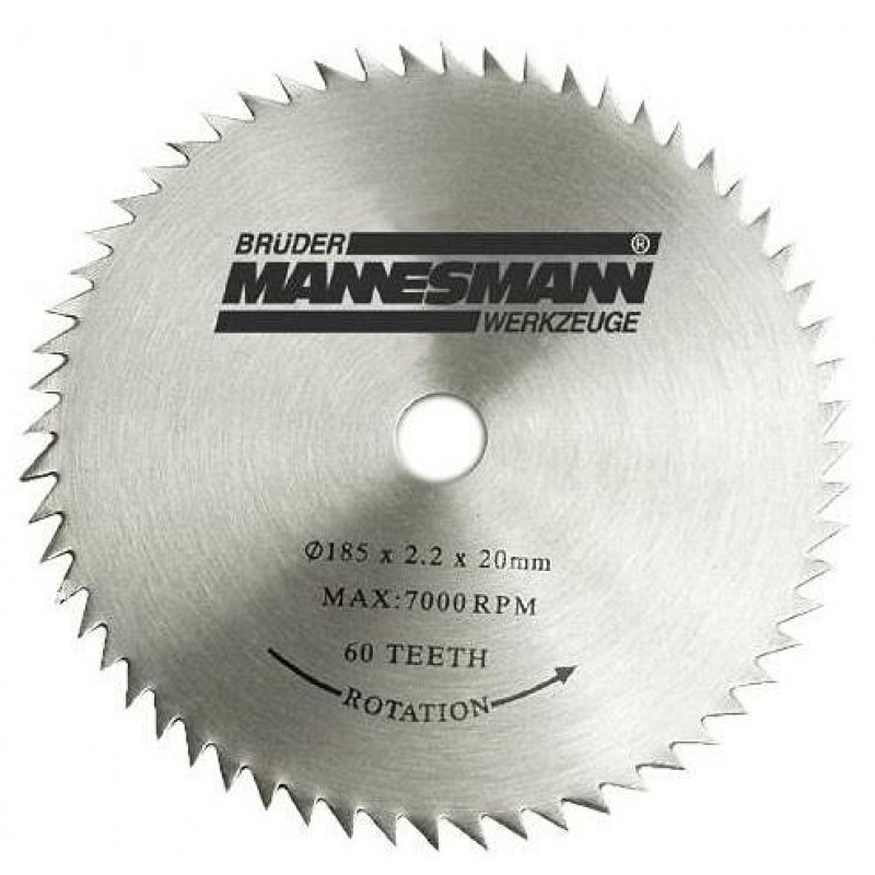 Scie circulaire à main Mannesmann avec laser 1200 watts
