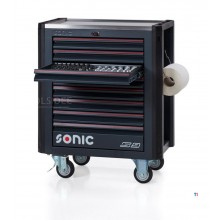 Sonic Next S9 carro portautensili riempito 384 pezzi, 8 cassetti, 4 ruote, serratura, 900 kg, 83,3 x 51 x 103,6 cm.