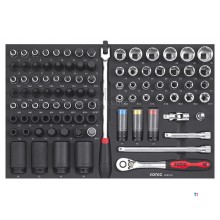 Sonic Next S9 carro portautensili riempito 384 pezzi, 8 cassetti, 4 ruote, serratura, 900 kg, 83,3 x 51 x 103,6 cm.