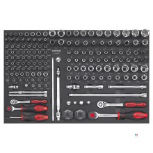 Sonic Next S9 carro portautensili riempito 384 pezzi, 8 cassetti, 4 ruote, serratura, 900 kg, 83,3 x 51 x 103,6 cm.