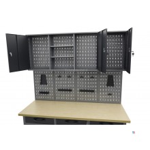 HBM arbeidsbenk med dører 160 x 60 x 200 cm HBM arbeidsbenk med dører 160 x 60 x 200 cm