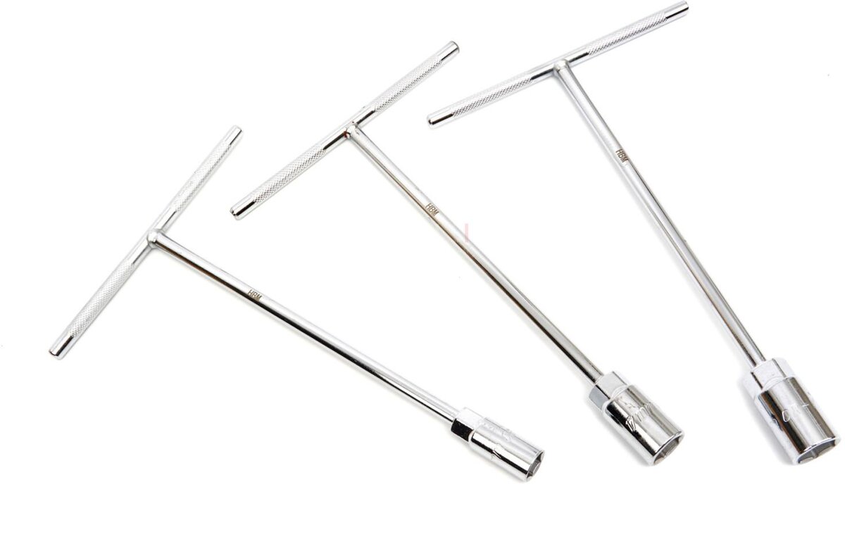 HBM ekstra langt T-nøkkelsett 3-delt 310 x 14, 17, 19 mm HBM ekstra langt T-nøkkelsett 3-delt 310 x 14, 17, 19 mm