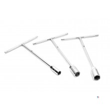 HBM ekstra langt T-nøkkelsett 3-delt 310 x 14, 17, 19 mm HBM ekstra langt T-nøkkelsett 3-delt 310 x 14, 17, 19 mm