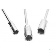 HBM ekstra langt T-nøkkelsett 3-delt 310 x 14, 17, 19 mm HBM ekstra langt T-nøkkelsett 3-delt 310 x 14, 17, 19 mm
