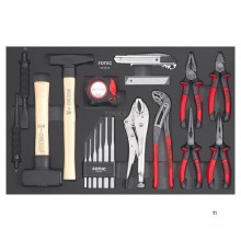 Sonic Next S8 filled tool trolley 197-piece, 7 drawers, lock, stainless steel worktop, 4 wheels, 400 kg Sonic Next S8 filled tool trolley 197-piece, 7 drawers, lock, stainless steel worktop, 4 wheels, 400 kg