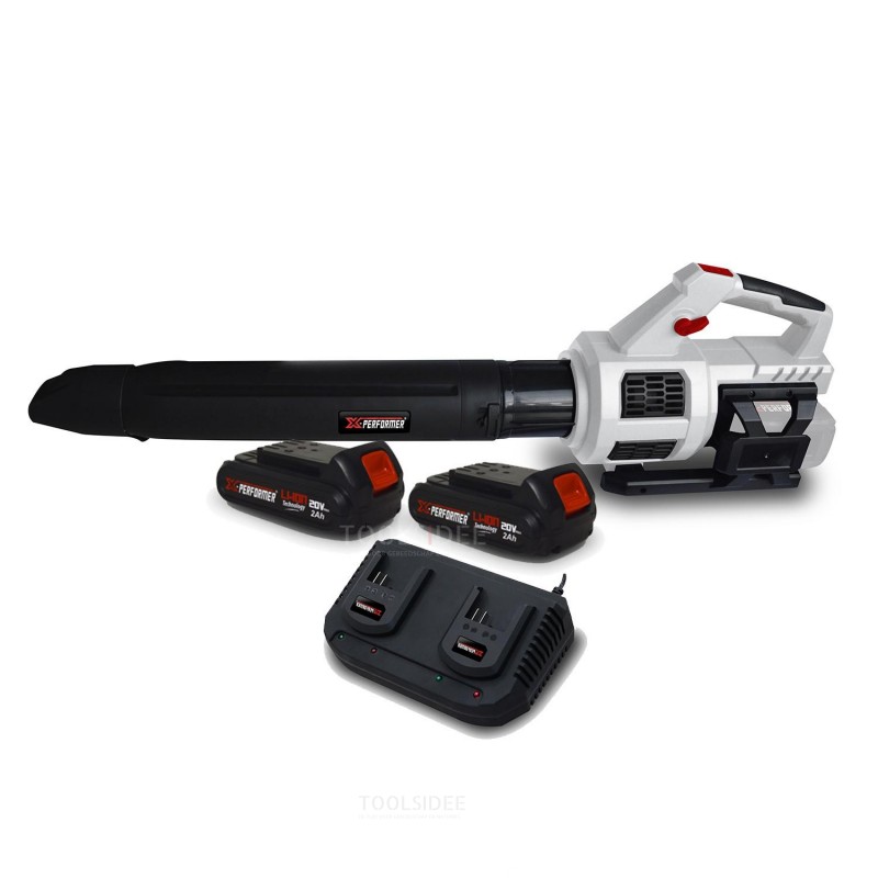 X-PERFORMER leaf blower 2x20v without battery/charger