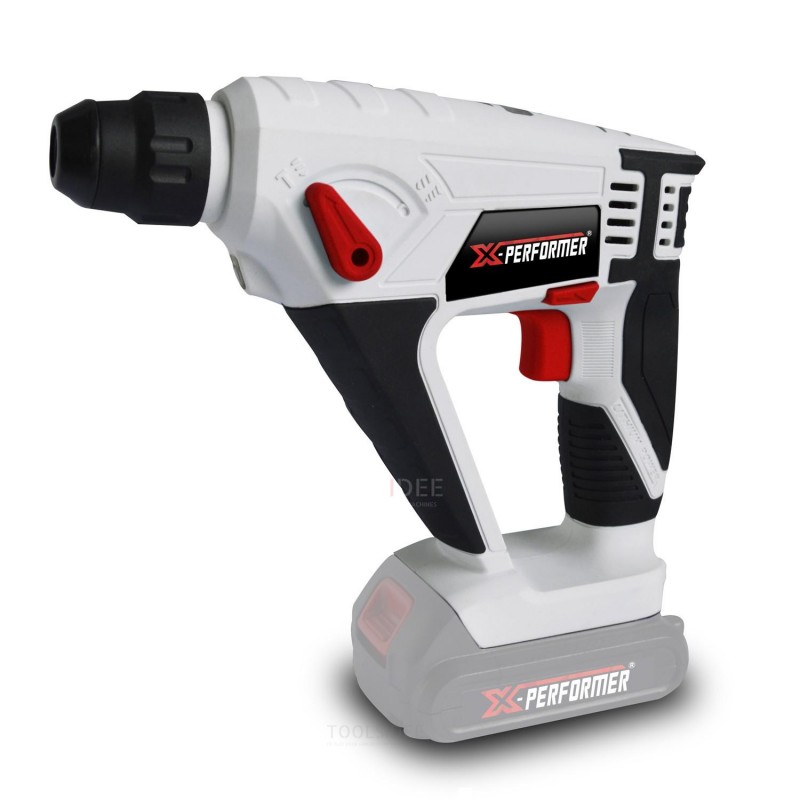 X PERFORMER sladdlös BORR - BATTERI - 20V - KRAFTIG ISLAGFUNKTION 0/4300 SLAG/MIN - utan batteri/laddare