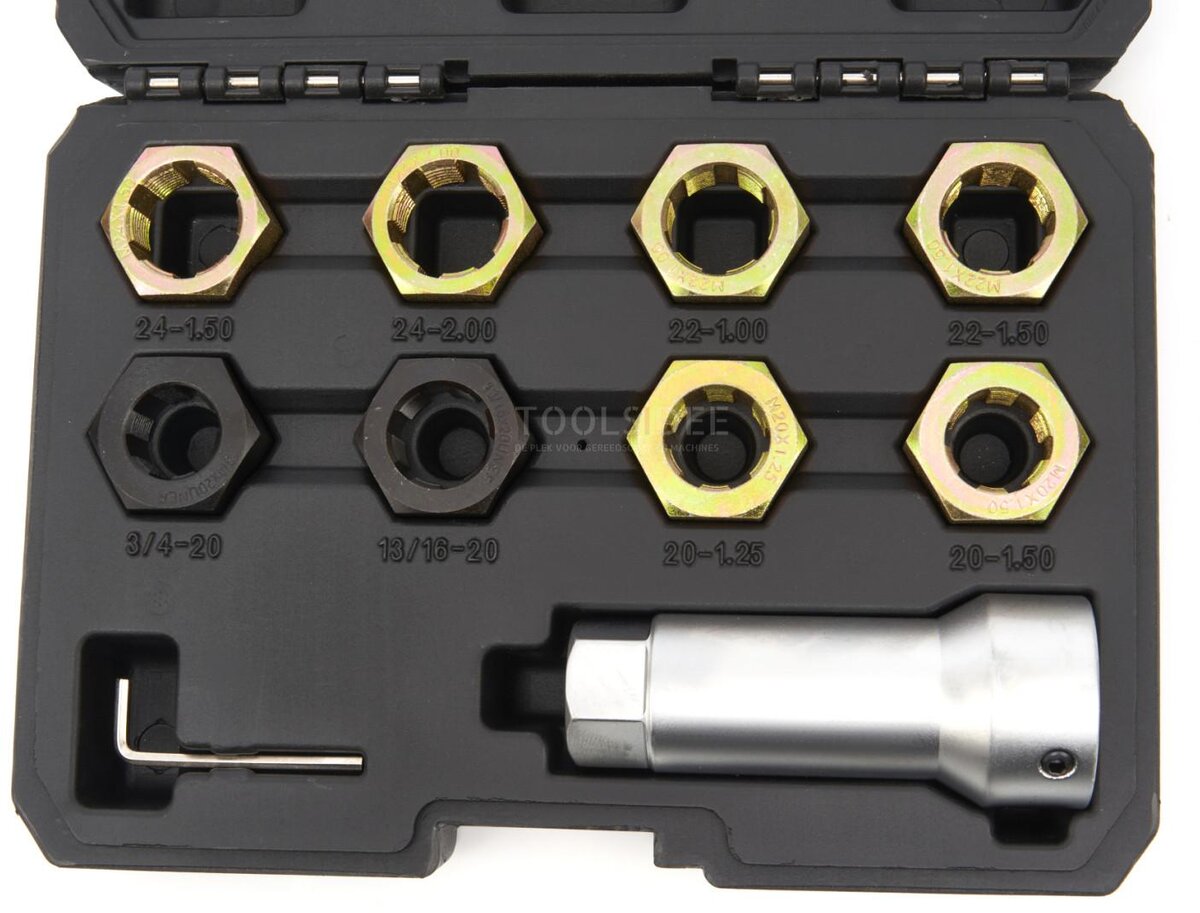 HBM thread repair set for drive shafts 10-piece HBM thread repair set for drive shafts 10-piece