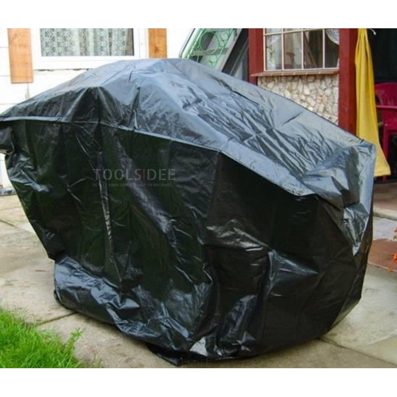 Protective cover for barbecue - bbq cover - cover - synthetic - black - length 173 cm