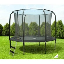 Studsmatta med skyddsnät - Låsbar - Stor storlek - Rund - 244 cm Studsmatta med skyddsnät - Låsbar - Stor storlek - Rund - 244 cm
