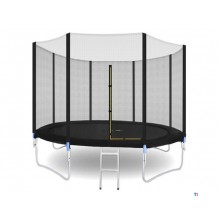 Trampolin mit Sicherheitsnetz – abschließbar – groß – rund – 305 cm