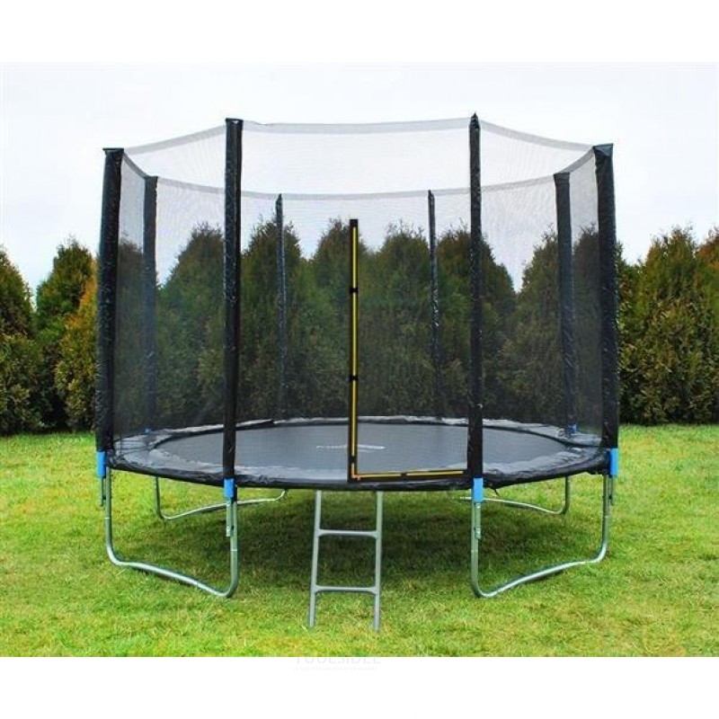 Trampoline with safety net - Lockable - Large size - Round - 305 cm