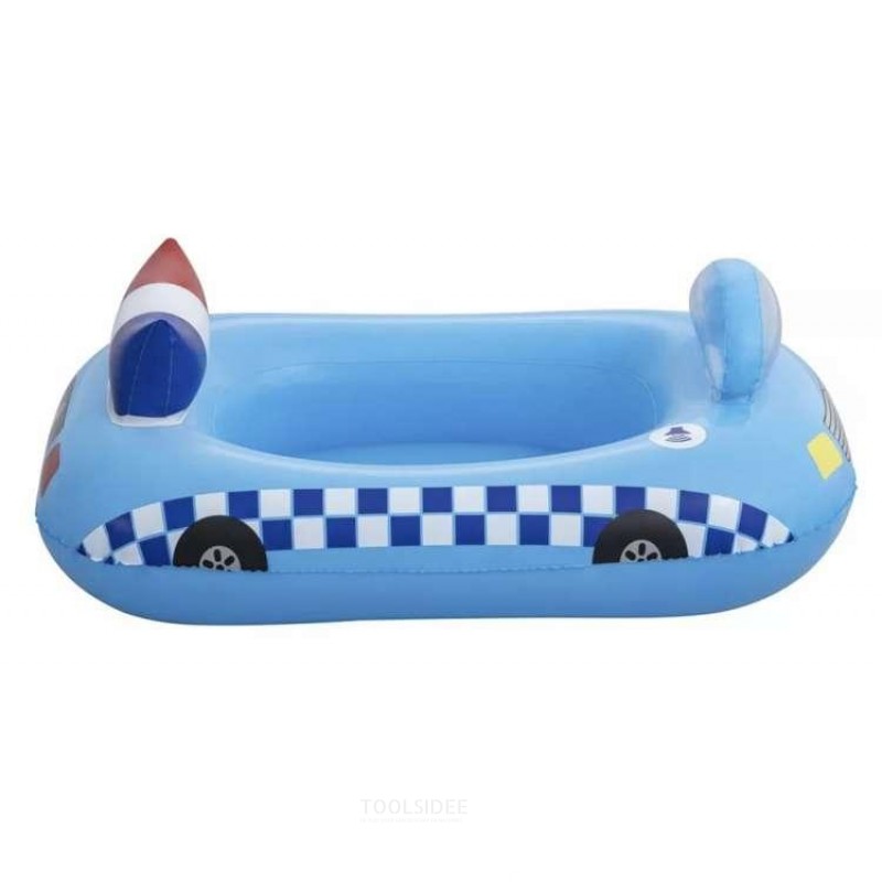 Bestway Polizeiauto für Kinder mit Lautsprechern – 88 cm x 66 cm x 32 cm