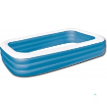 Bestway 3-Rings familjepool - blå och vit pool