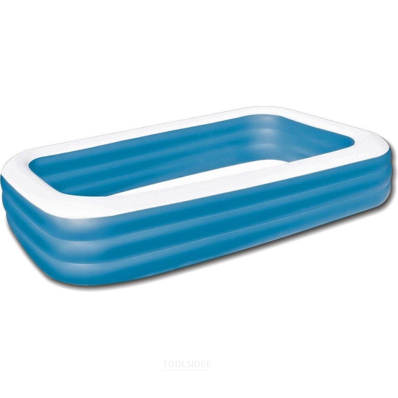 Piscine familiale Bestway 3-Rings - piscine bleue et blanche