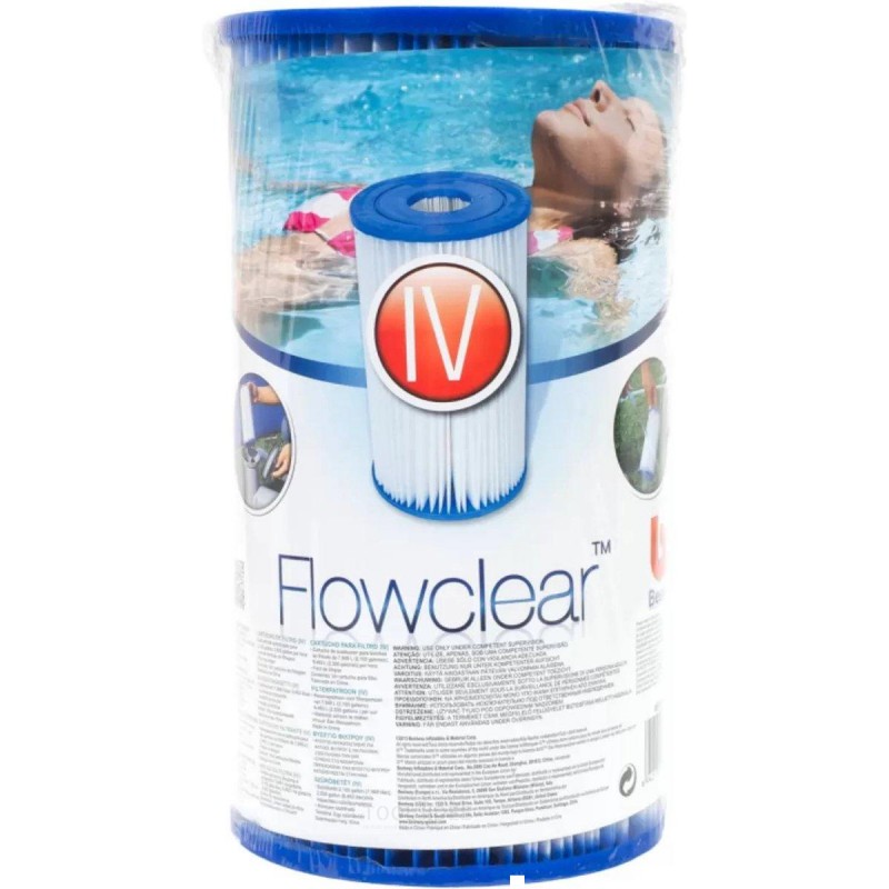 Bestway - Flowclear - Filterpatron Type IV - filter til swimmingpoolpumpe