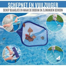Set manutenzione piscina Bestway - 7 pezzi - incluso guadino e aspirapolvere Set manutenzione piscina Bestway - 7 pezzi - incluso guadino e aspirapolvere