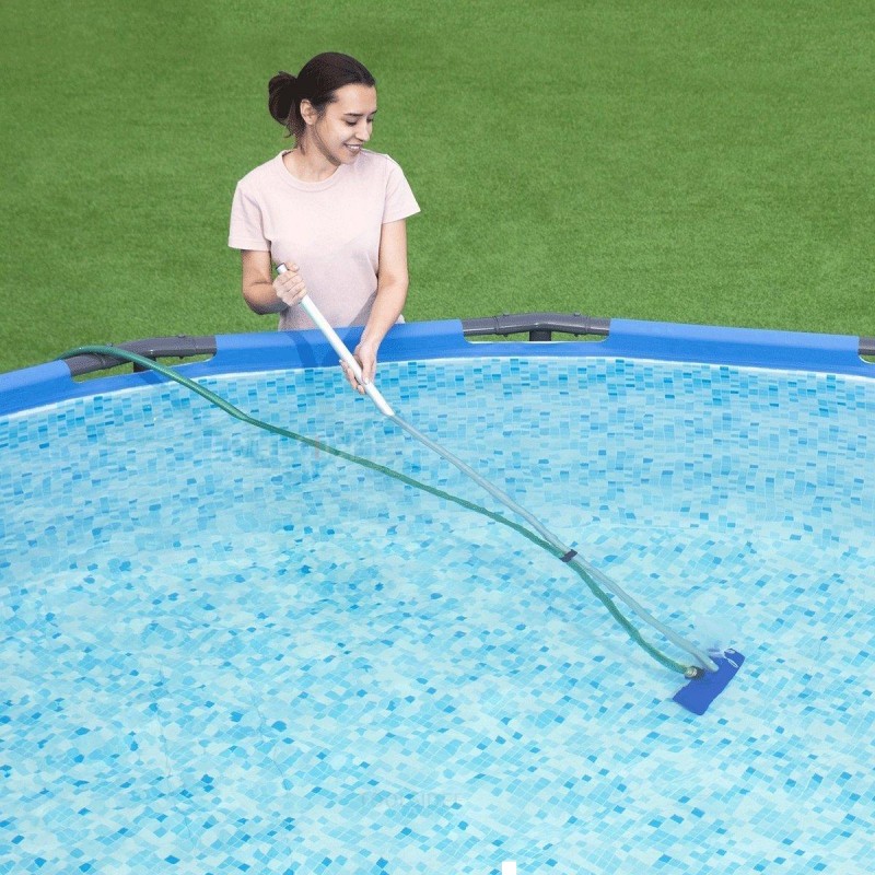 Bestway Swimming Pool Maintenance Set - 7-piece - including landing net and vacuum cleaner